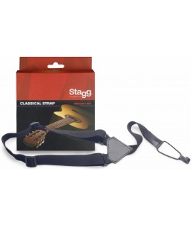 STAGG SNCL001-BK gitár - ukulele nyakló