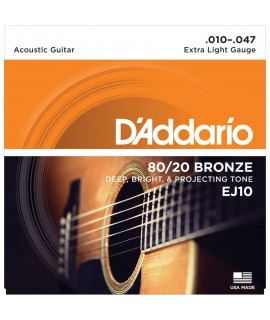 D'Addario EJ10 Akusztikus gitárhúr