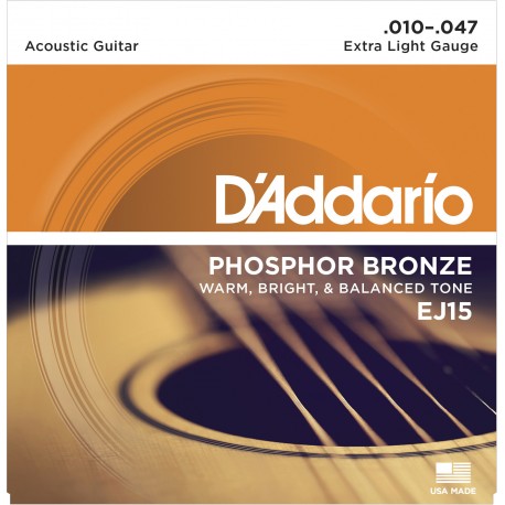 D'Addario EJ15 Akusztikus gitárhúr