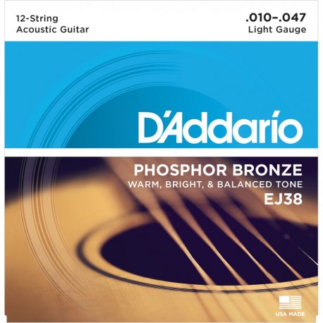 D'Addario EJ38 Akusztikus gitárhúr