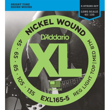 D'Addario EXL165-5 Basszusgitár húr szett