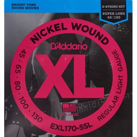D'Addario EXL170-5SL Basszusgitár húr szett