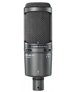 Audio-technica AT2020 USB kondenzátor, kardiodid stúdió mikrofon