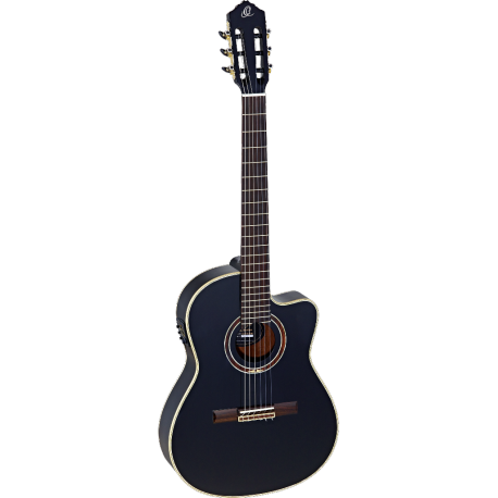 Ortega RCE138-T4BK elektro-klasszikus gitár