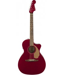 Fender Newporter Player Candy Apple Red elektroakusztikus gitár