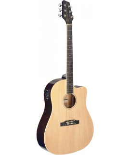 Stagg SA35 DSCE-N  elektro-akusztikus gitár