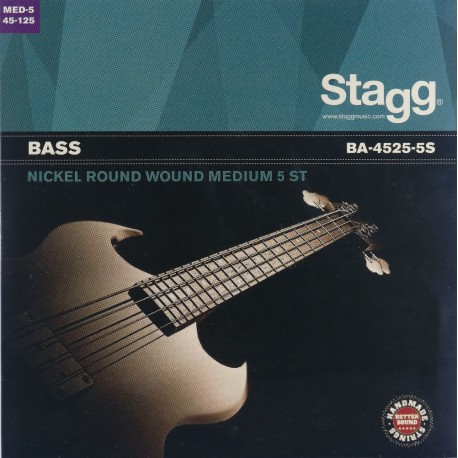 Stagg BA-4525-5S basszusgitár húr szett