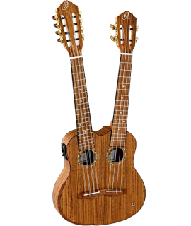 Ortega Hydra duplanyakú, elektroakusztikus ukulele