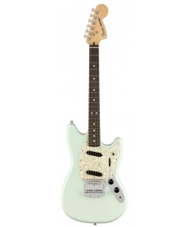 Fender American Performer Mustang RW Satin Sonic Blue elektromos gitár