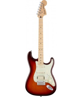 Fender Deluxe Stratocaster HSS MN Tobacco Sunburst elektromos gitár