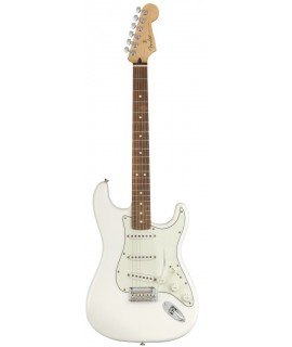 Fender Player Stratocaster PF Polar White elektromos gitár