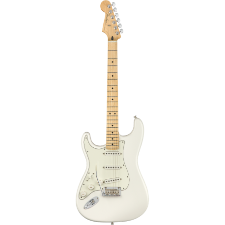 Fender Player Stratocaster LH MN Polar White elektromos gitár