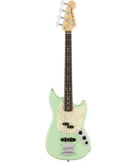 Fender American Performer Mustang Bass RW Satin Surf Green basszusgitár