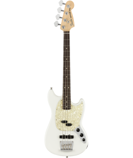 Fender American Performer Mustang Bass RW Arctic White basszusgitár