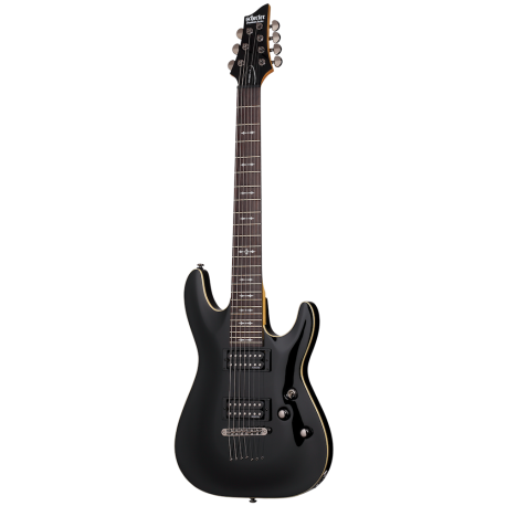 Schecter Omen-7 BLK Elektromos gitár
