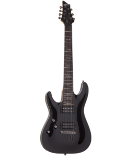 Schecter Omen-7 LH BLK Elektromos gitár