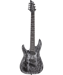 Schecter C-7 MS LH Silver Mountain elektromos gitár