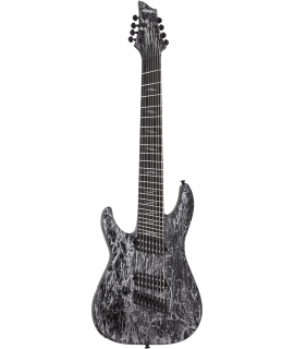 Schecter C-8 MS LH Silver Mountain elektromos gitár