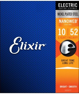 Elixir NanoWeb (12077) 10-52 Light-Heavy elektromos húrkészlet