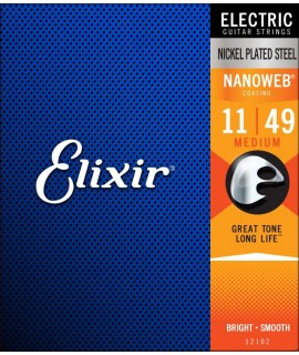 Elixir NanoWeb (12102) 11-49 Medium elektromos húrkészlet