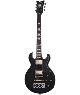 Schecter Zacky Vengeance 6661 Satin Black w/6661 Graphic elektromos gitár