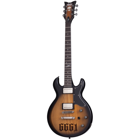 Schecter Zacky Vengeance ZV 6661 Aged Natural Satin Black Burst (ANSBB) elektromos gitár