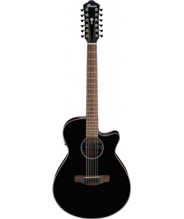Ibanez AEG5012-BKH 12-húros elektro-akusztikus gitár
