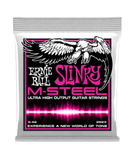 Ernie Ball 2923 M-Steel 9-42 Super Slinky
