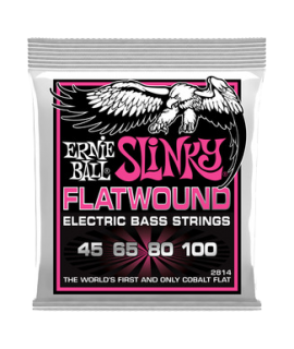 Ernie Ball 2814 Flatwound 45-100 Super Slinky Basszusgitár