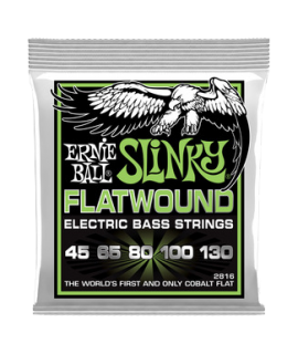 Ernie Ball 2816 Flatwound 5 45-130 Regular Slinky Basszusgitár