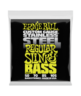 Ernie Ball 2842 Stainless Steel 50-105 Regular Slinky