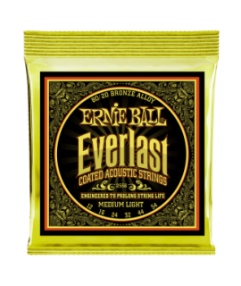 Ernie Ball 2556 Everlast Coated Bronze 12-54 Medium Light