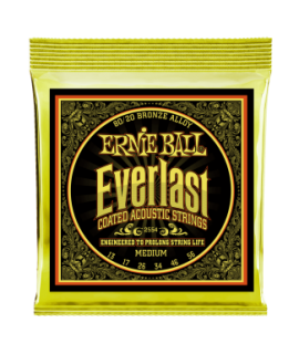 Ernie Ball 2554 Everlast Coated Bronze 13-56 Medium Akusztikus