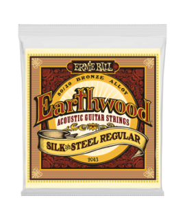 Ernie Ball 2043 Eartwood Bronze Silk&Steel 13-56 Regular