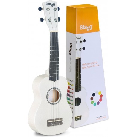 Stagg US-WHITE ukulele fehér