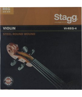 Stagg violin steel round wound
