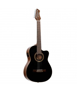 Ortega RCE238SN-BKT elektroklasszikus gitár