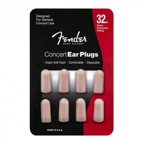 Fender Concert Series Foam Ear Plugs habszivacs füldugó