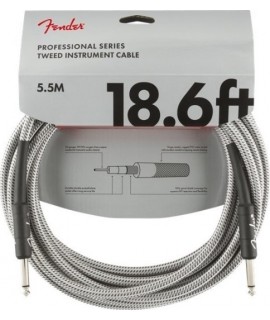 Fender Professional Series Instrument Cable White Tweed
