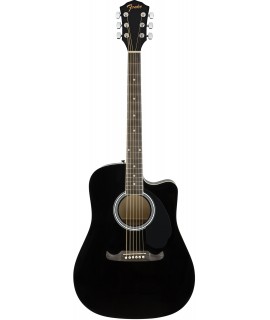 Fender FA-125 Black WN Elektroakusztikus Gitár