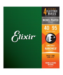 Elixir 14002 NanoWeb Super Light Nickel 40-95