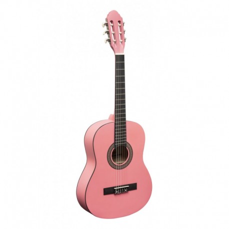 Stagg C430 M PK Pink klasszikus gitár