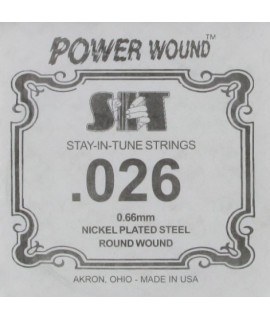 SIT Single Plain Steel.026PW