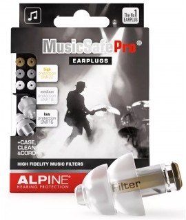 Alpine MusicSafe Pro Szűrős füldugó zenészeknek, DJ-knek