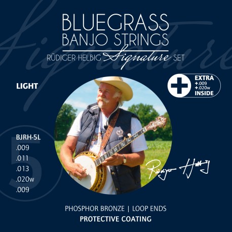 Ortega Rüdiger Helbig Signature Bluegrass Banjo Húrkészlet -