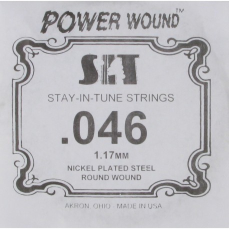 SIT Single Plain Steel.046PW