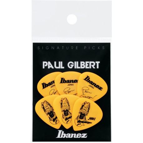 Ibanez pengető "Paul Gilbert" sárga, Heavy, 6 db-os szett